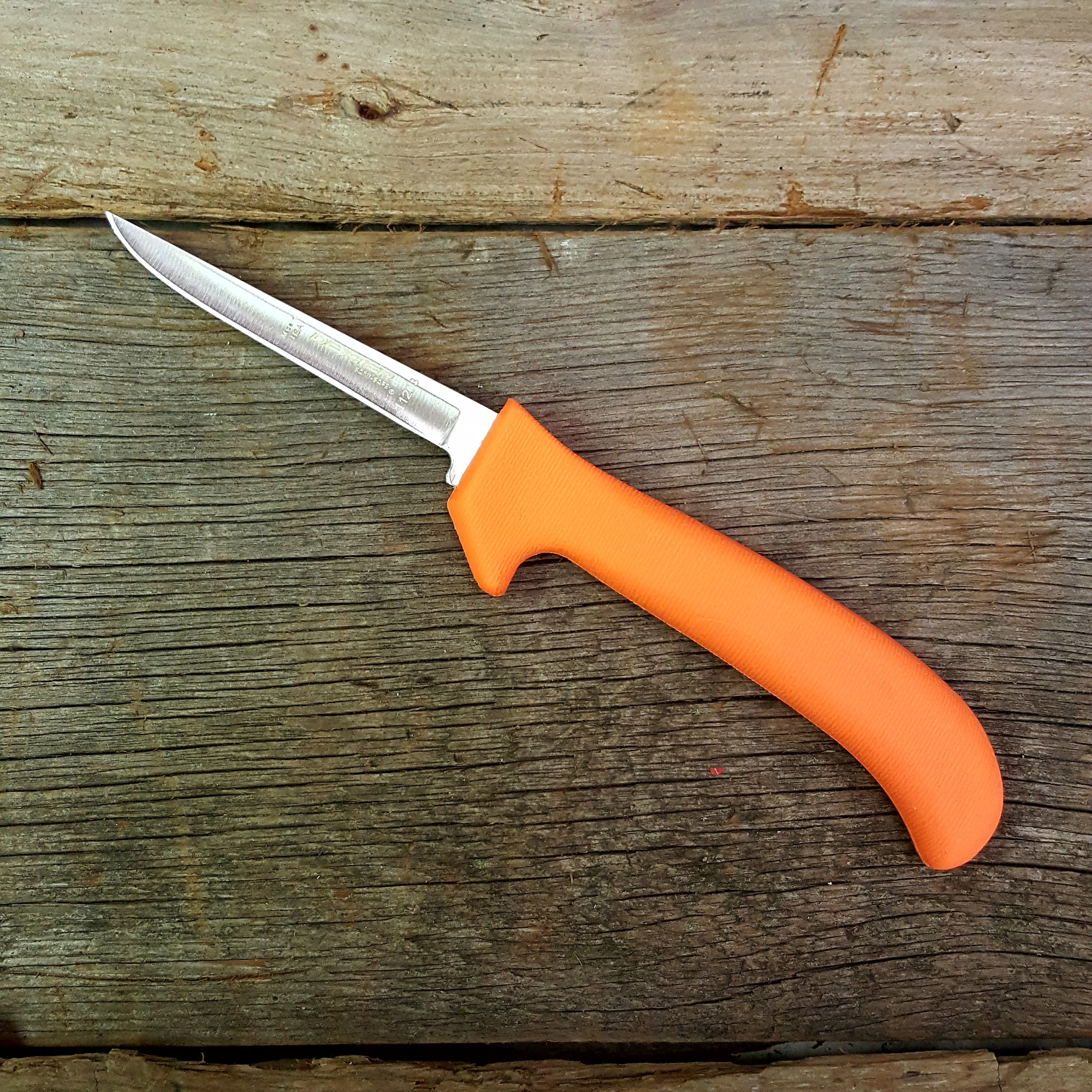 Dexter-Russell Orange Handled Knife